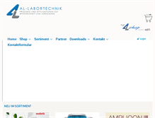 Tablet Screenshot of al-labor.at